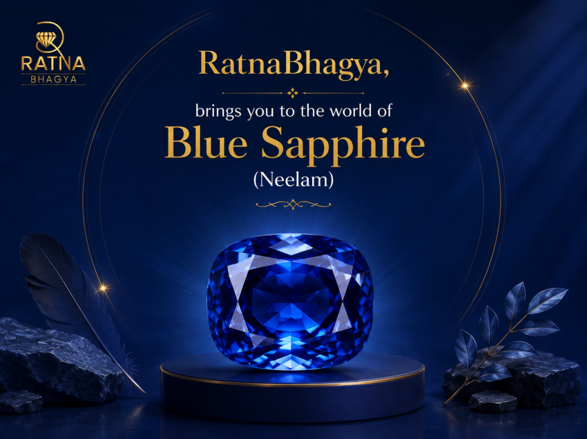 RatnaBhagya, brings you to the world of  Blue Sapphire (Neelam)