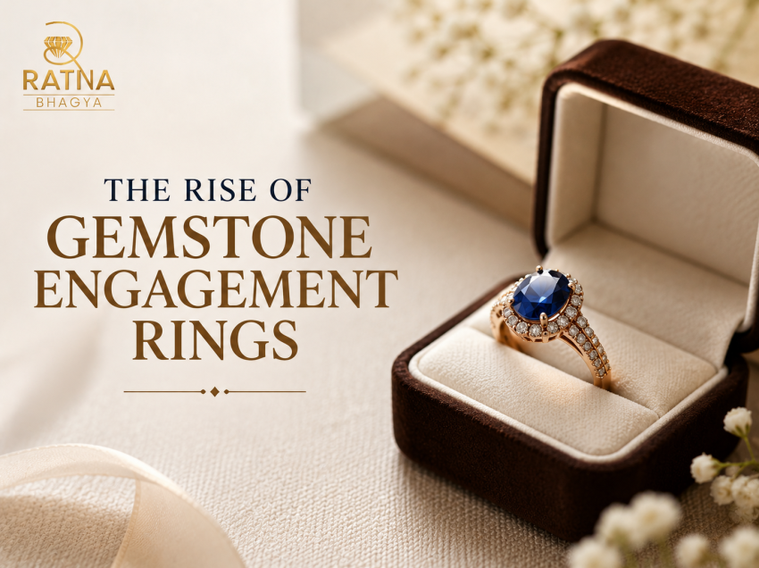 THE RISE OF GEMSTONE ENGAGEMENT RINGS