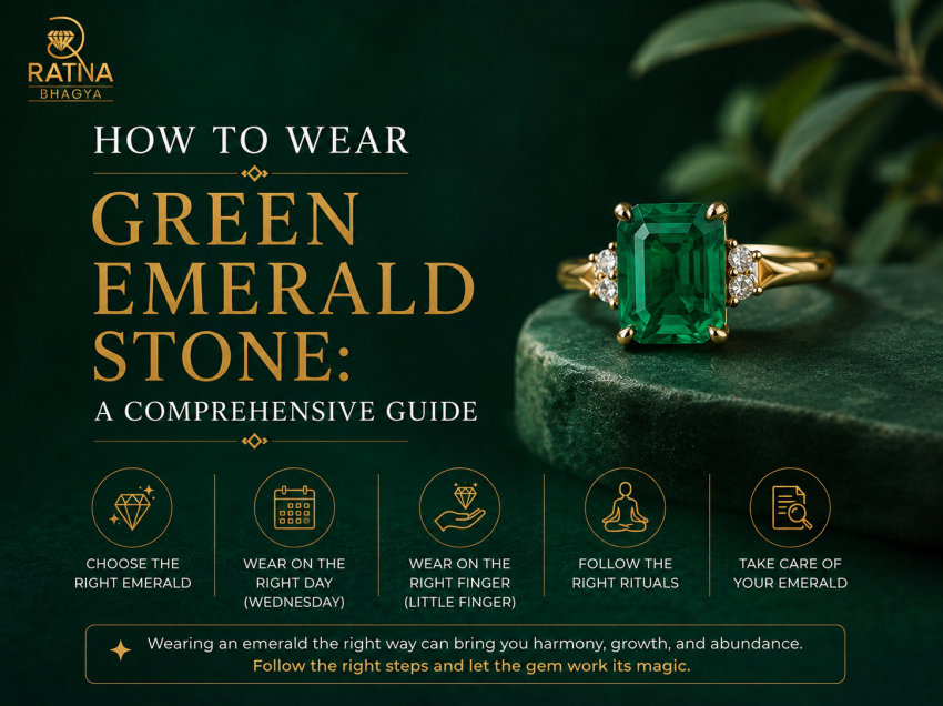 How to wear green Emerald stone: A comprehensive guide