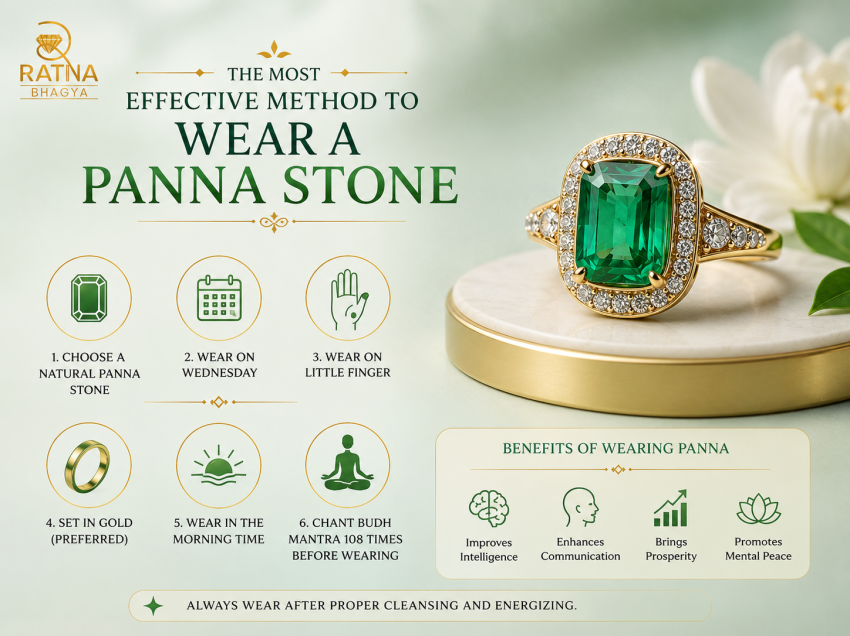 The most effective method to Wear a Panna Stone