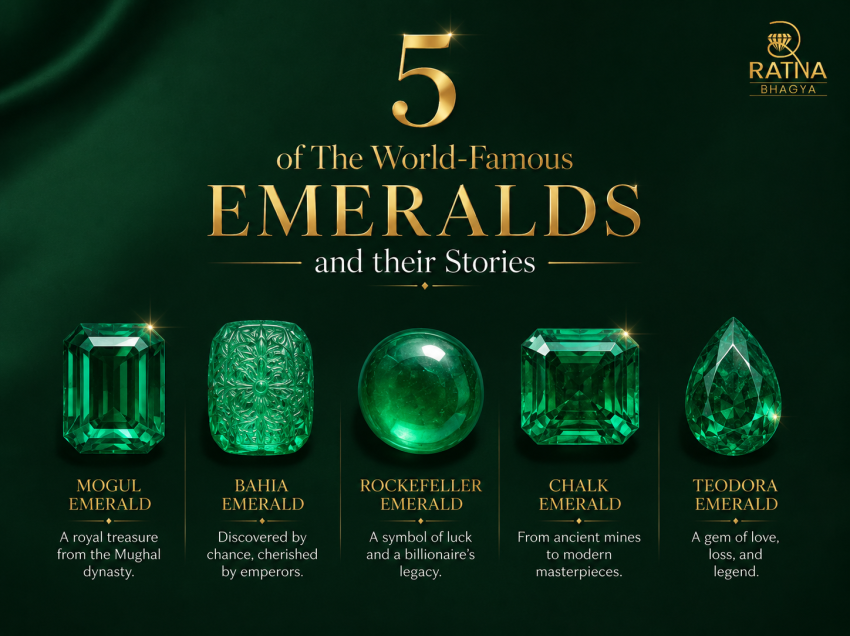 5 of The World-Famous Emeralds and their Stories
