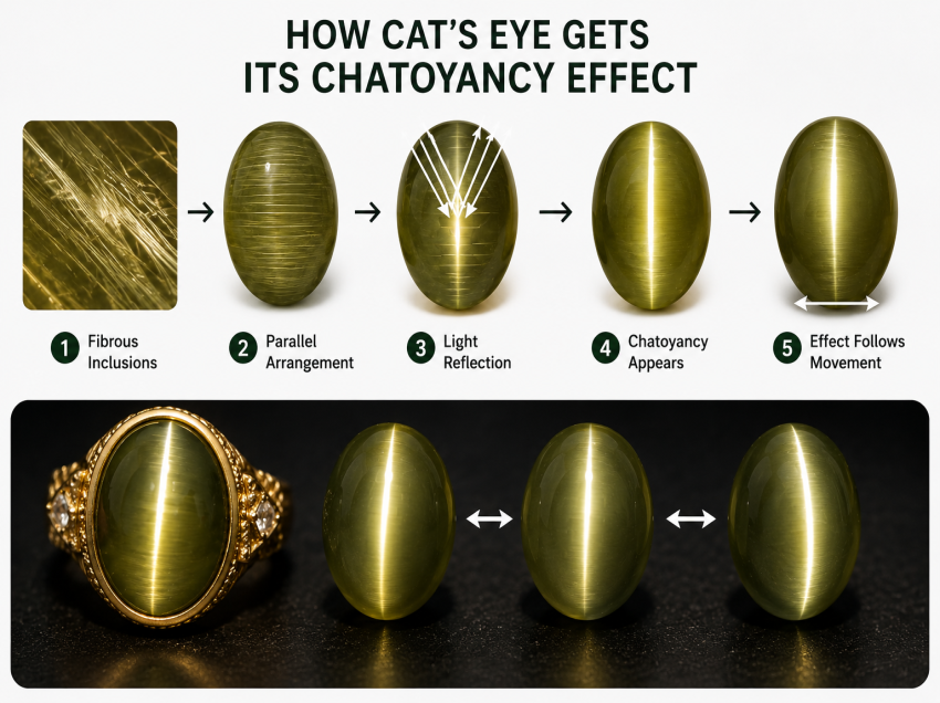 How Cat's Eye Gets Its Unique Chatoyancy Effect