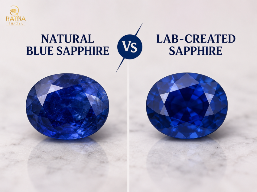 Natural Blue Sapphire vs Lab-Created Sapphire: What's the Difference?