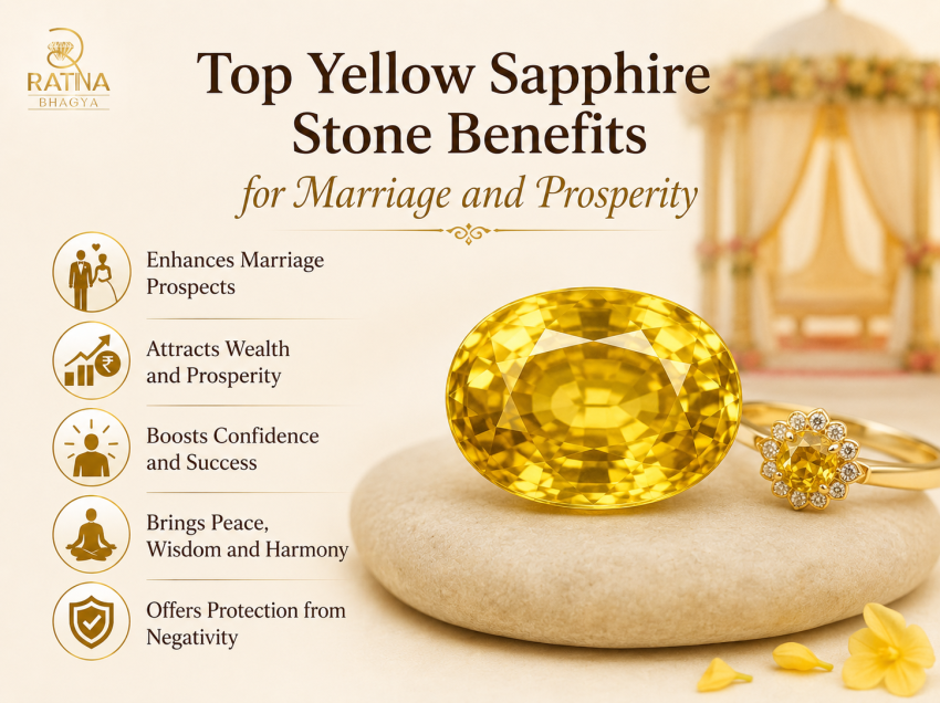 Top Yellow Sapphire Stone Benefits for Marriage and Prosperity