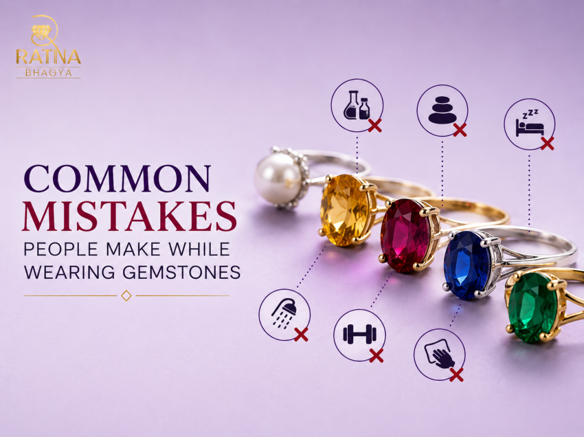 Common Mistakes People Make While Wearing Gemstones