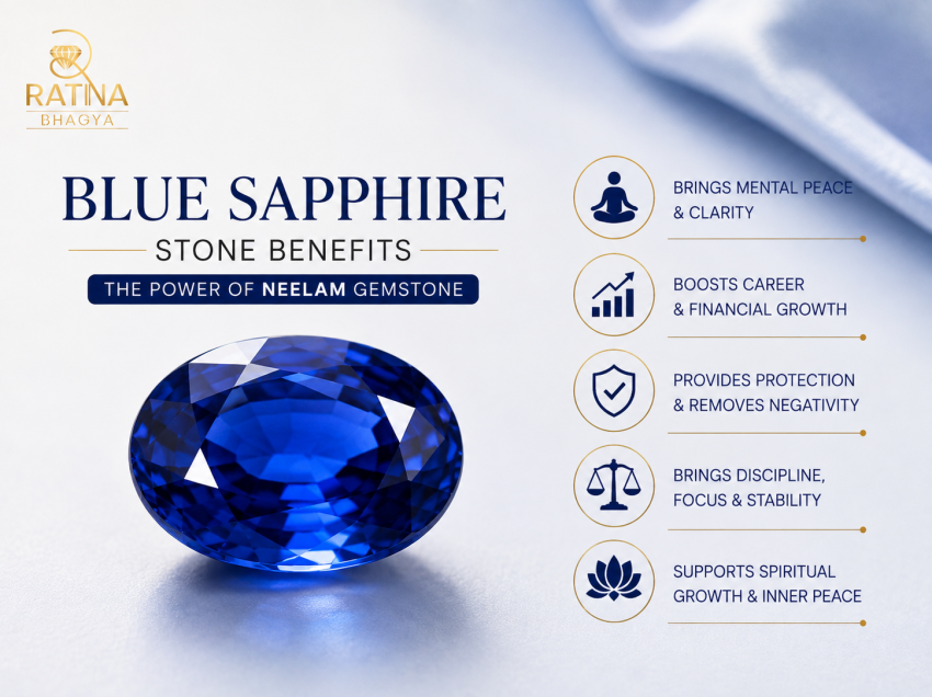 Blue Sapphire Stone Benefits: The Power of Neelam Gemstone