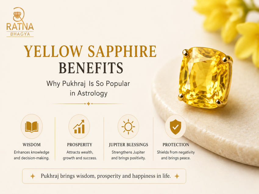 Yellow Sapphire Benefits: Why Pukhraj Is So Popular in Astrology